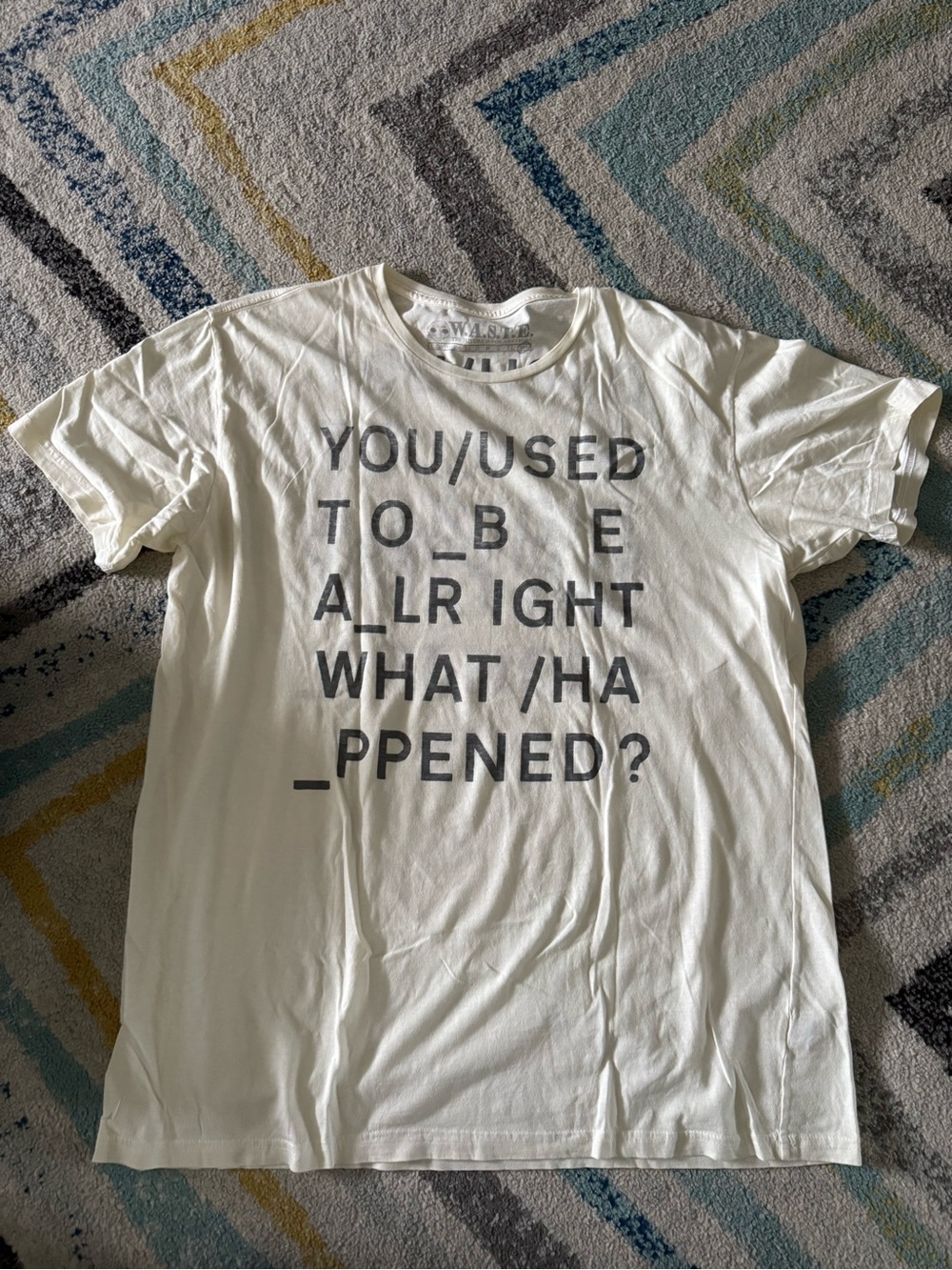 Radiohead You Used To Be Official Band Tee XXL